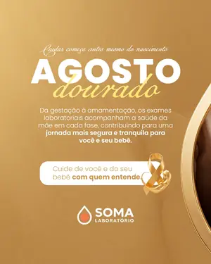 Post Agosto Dourado da Soma Laboratório
