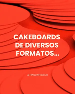 Post de cakeboards da Traço Art Decor